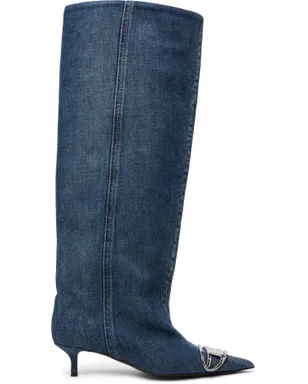 Diesel D-Venus Kb Slouchy デニム ロングブーツ - サムネイル1