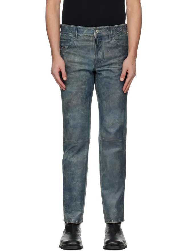 Diesel Diesel P-Vyll-Qmbw レザーパンツの商品画像