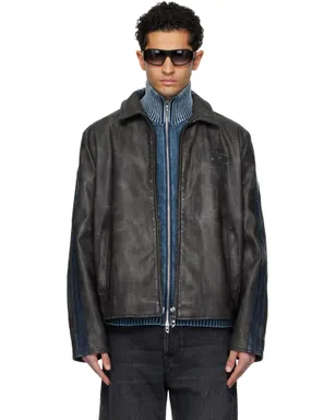 Diesel J-Hole フェイクレザー ジャケット - サムネイル1