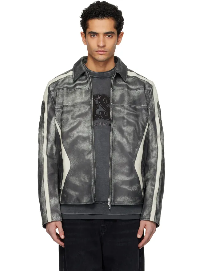 Diesel Diesel L-Amar-Enbi レザージャケットの商品画像