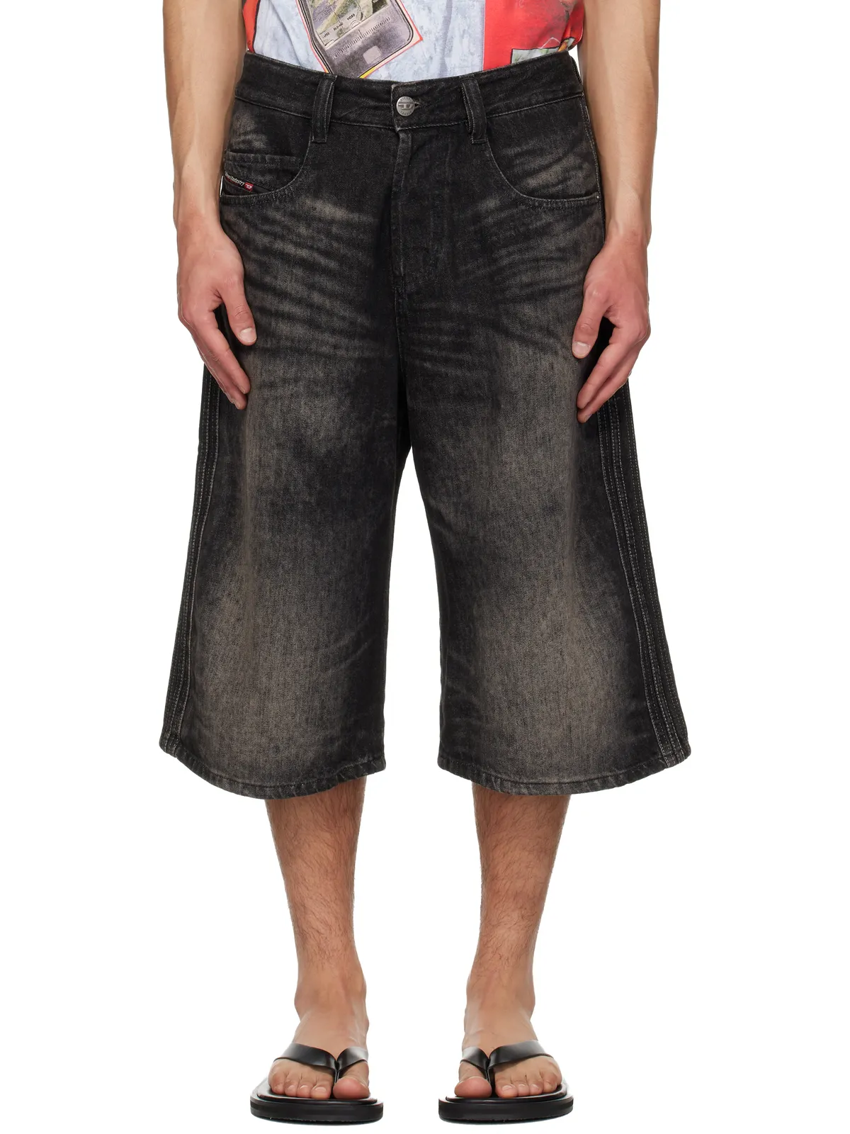 Diesel D-Enim-M-Short-S デニムショートパンツ - 画像1