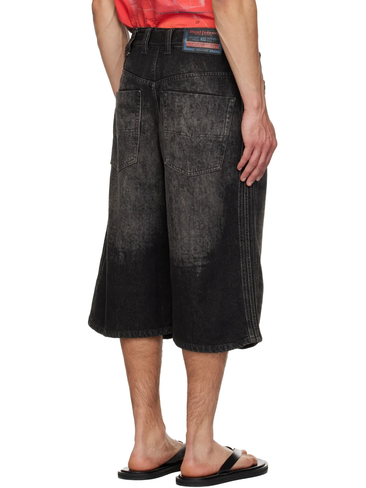 Diesel D-Enim-M-Short-S デニムショートパンツ - 画像3