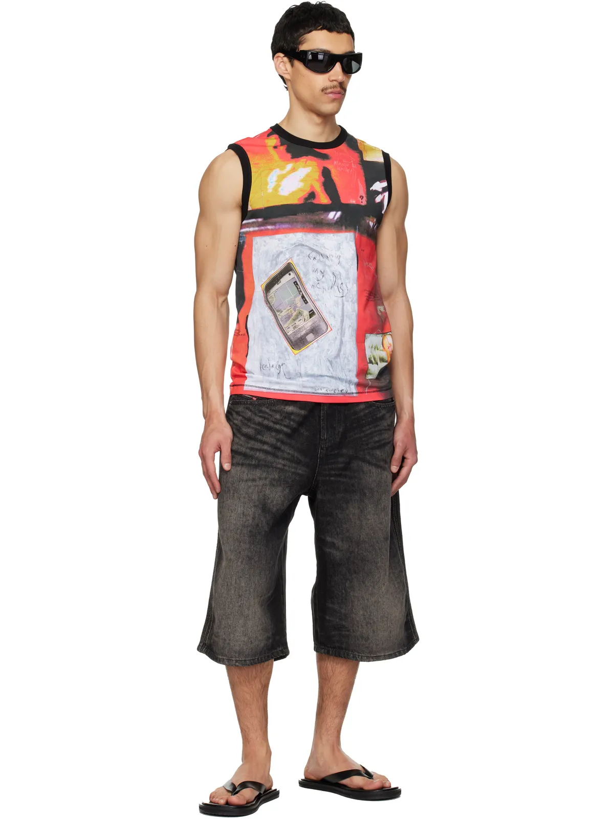 Diesel D-Enim-M-Short-S デニムショートパンツ - 画像4