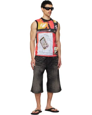 Diesel D-Enim-M-Short-S デニムショートパンツ - サムネイル4