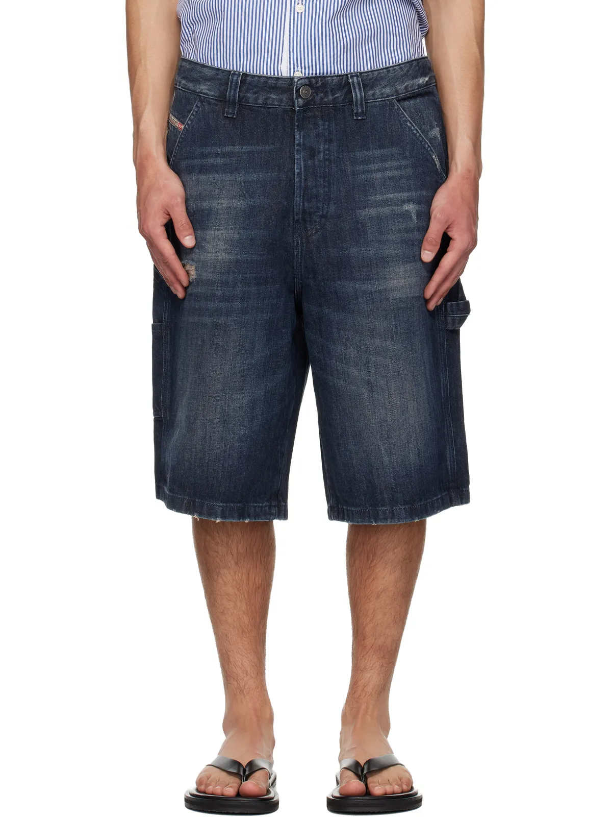 Diesel D-Livery-W-Short デニムショートパンツ - 画像1