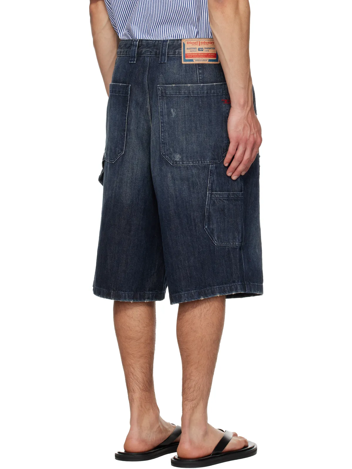 Diesel D-Livery-W-Short デニムショートパンツ - 画像3