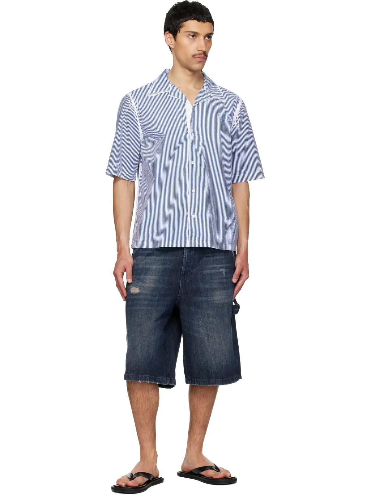 Diesel D-Livery-W-Short デニムショートパンツ - 画像4