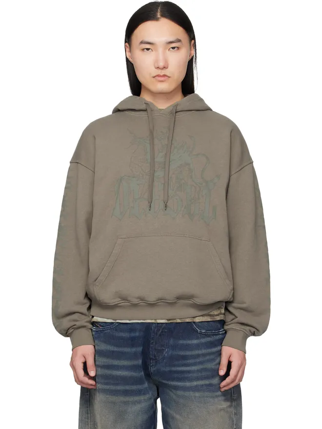 Diesel Diesel Griffin Print Treated フーディの商品画像