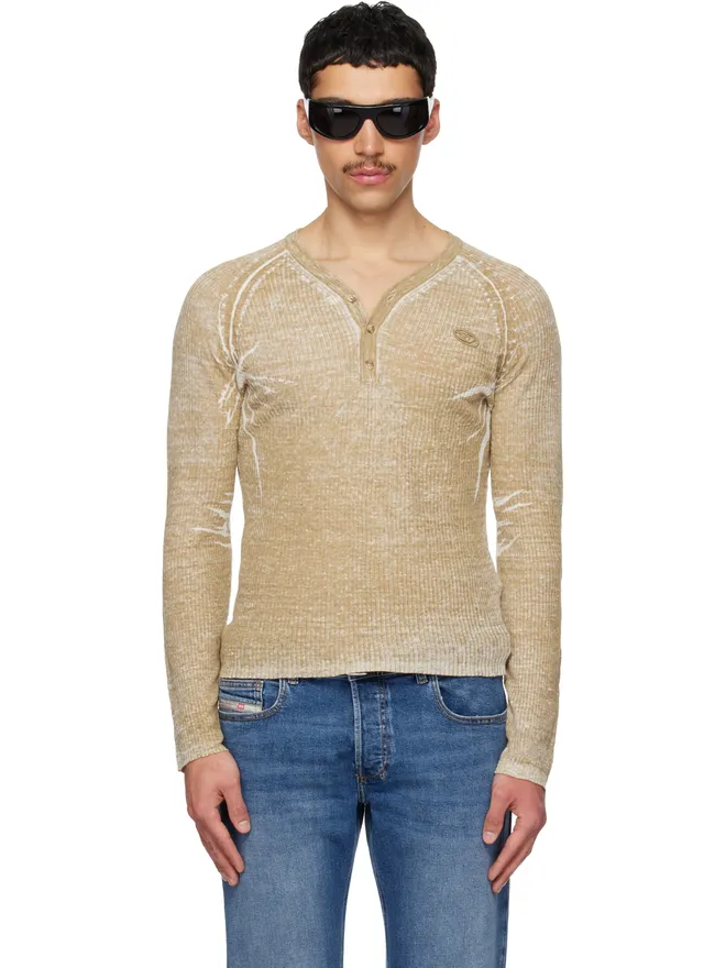 Diesel Diesel K-Zenon ヘンリーネック Tシャツの商品画像