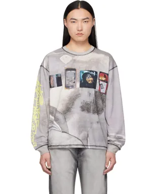 Diesel オールオーバー プリント＆パッチ 長袖トップス - サムネイル1