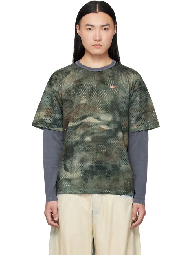 Diesel Diesel T-Mesh-Boxt-LS Tシャツの商品画像