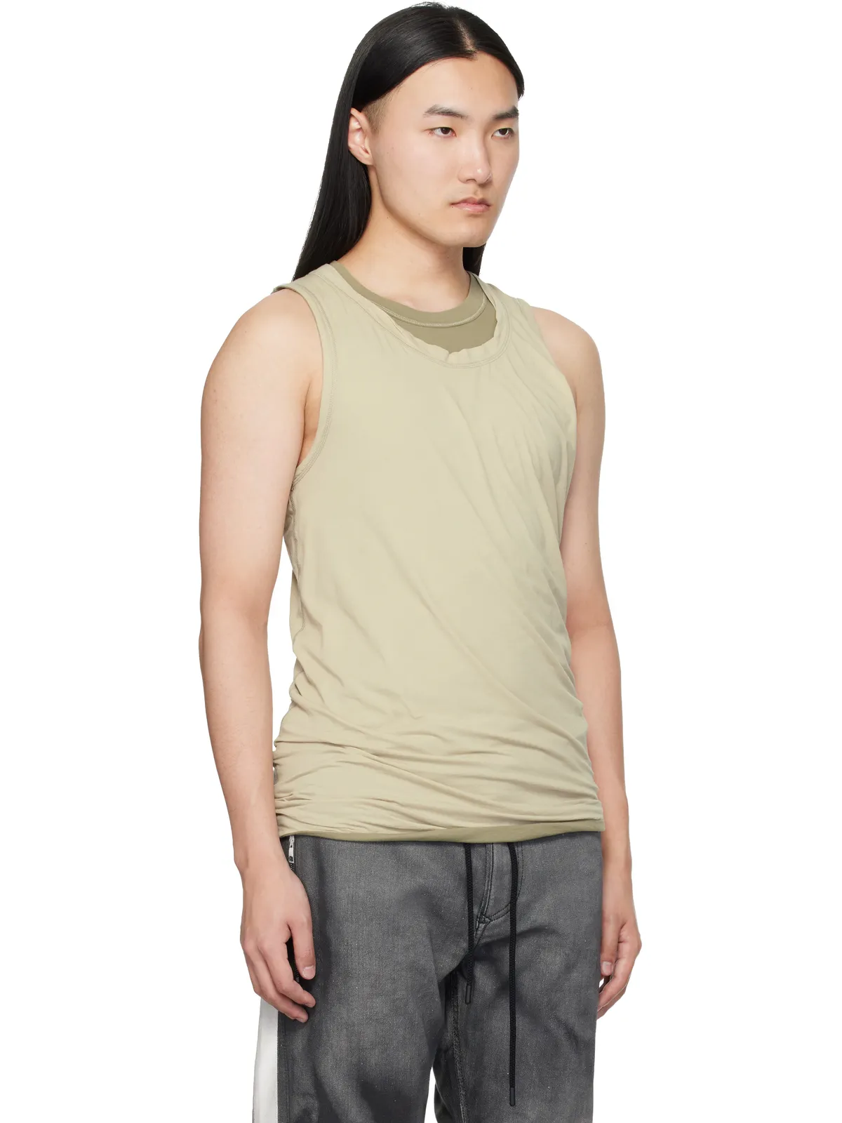 Diesel T-Dred-Plain タンクトップ - 画像2