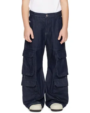 Diesel キッズ｜ D-Argjx-Cargo-S-J デニム カーゴパンツ - サムネイル1