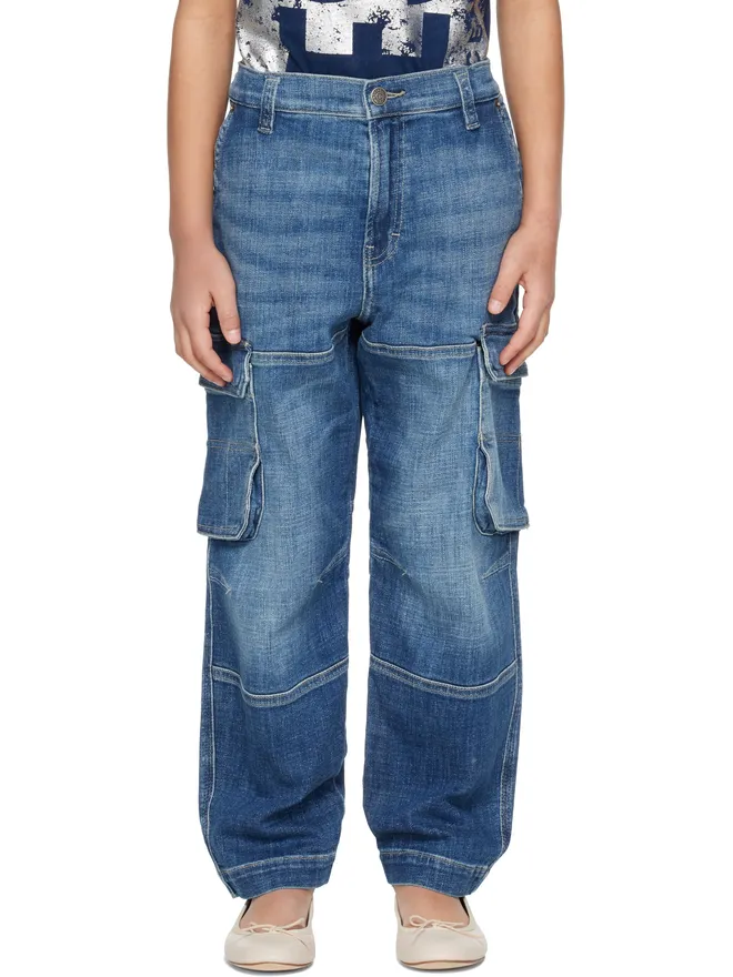 Diesel Diesel キッズ｜ D-Dave-Cargo-J デニム カーゴパンツの商品画像