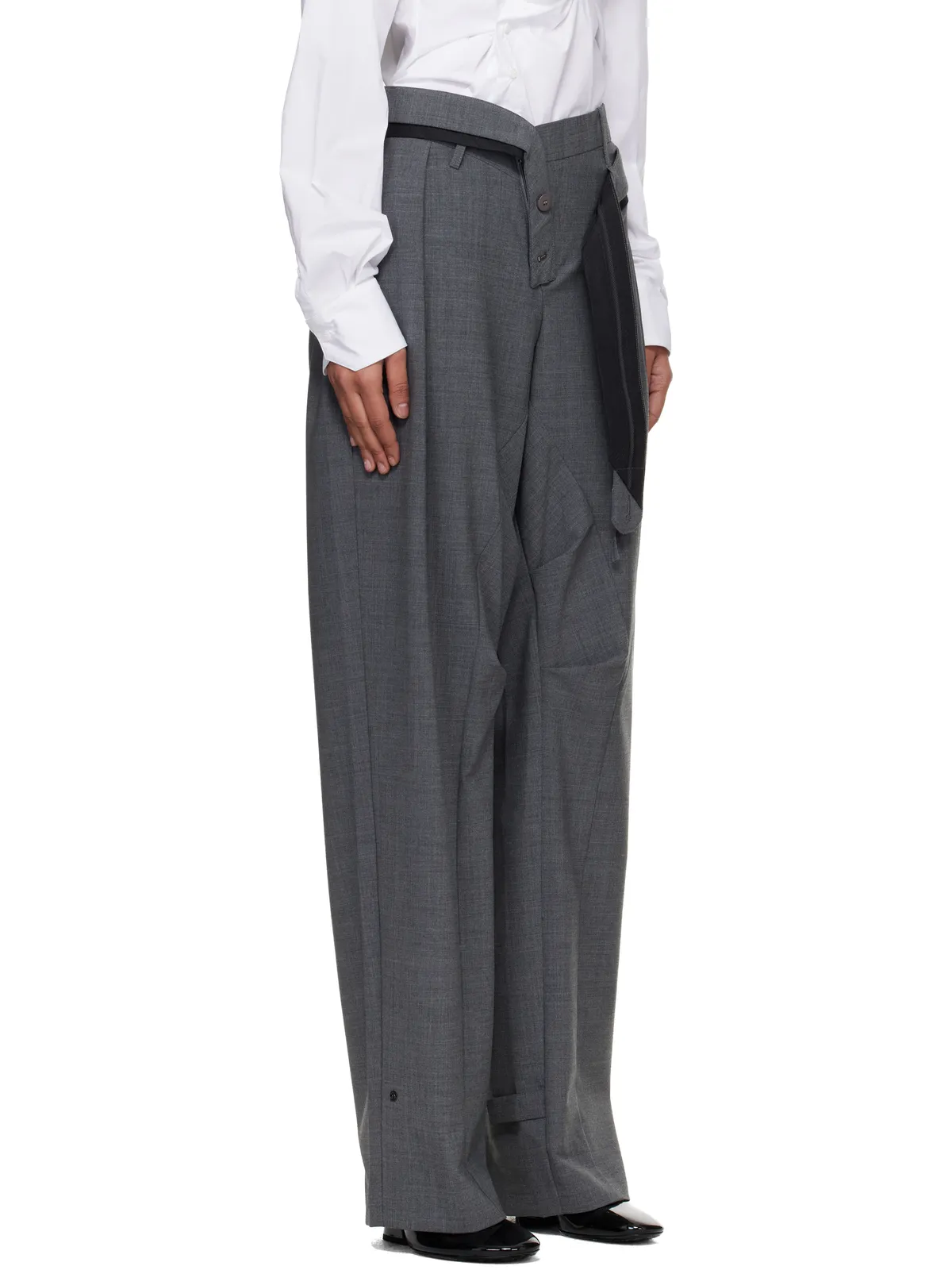Ottolinger Strapped Baggy Suit トラウザーズ - 画像2