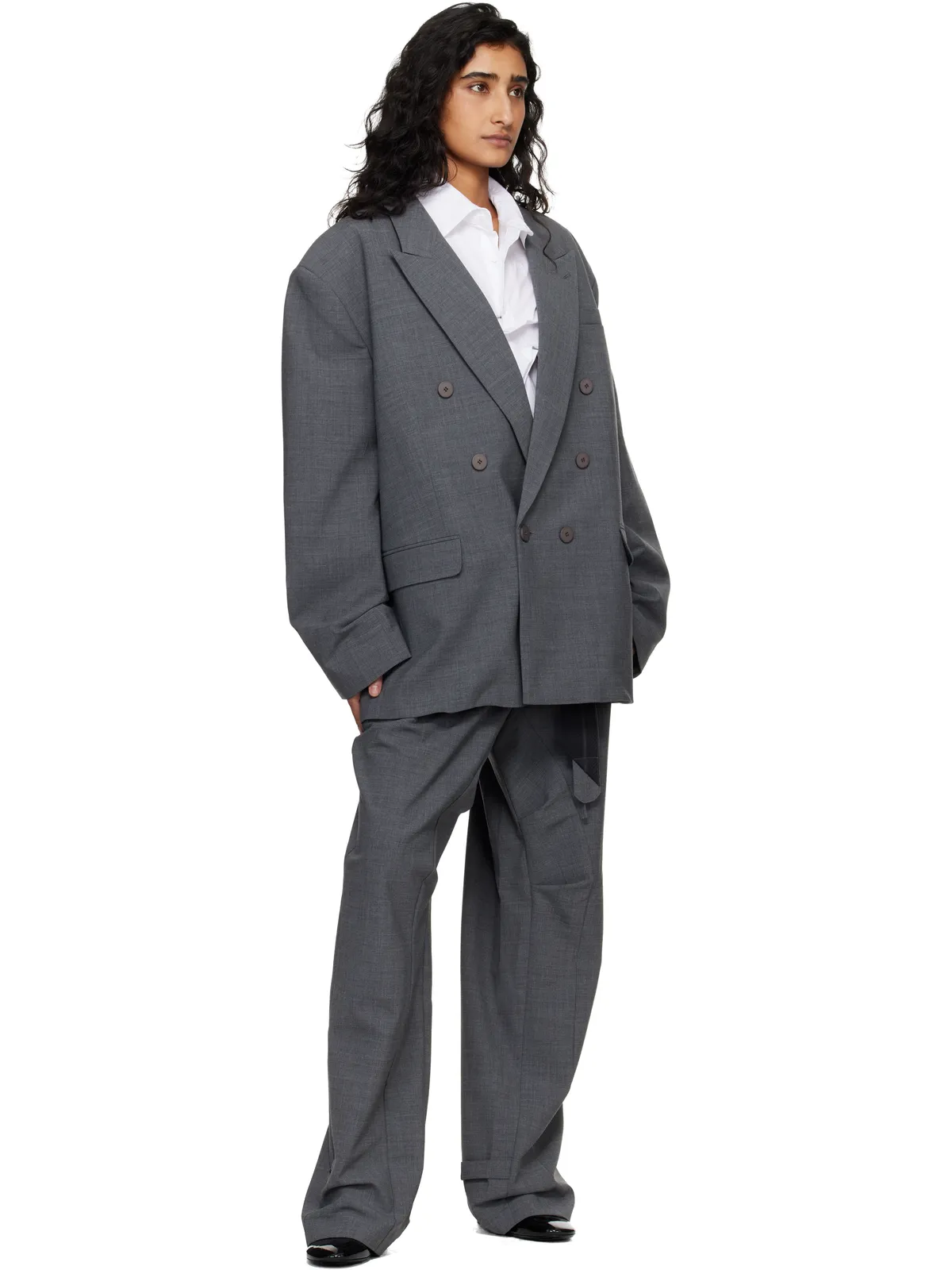 Ottolinger Strapped Baggy Suit トラウザーズ - 画像4