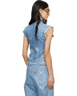 Ottolinger Glazed デニム ジッパー トップス - サムネイル3