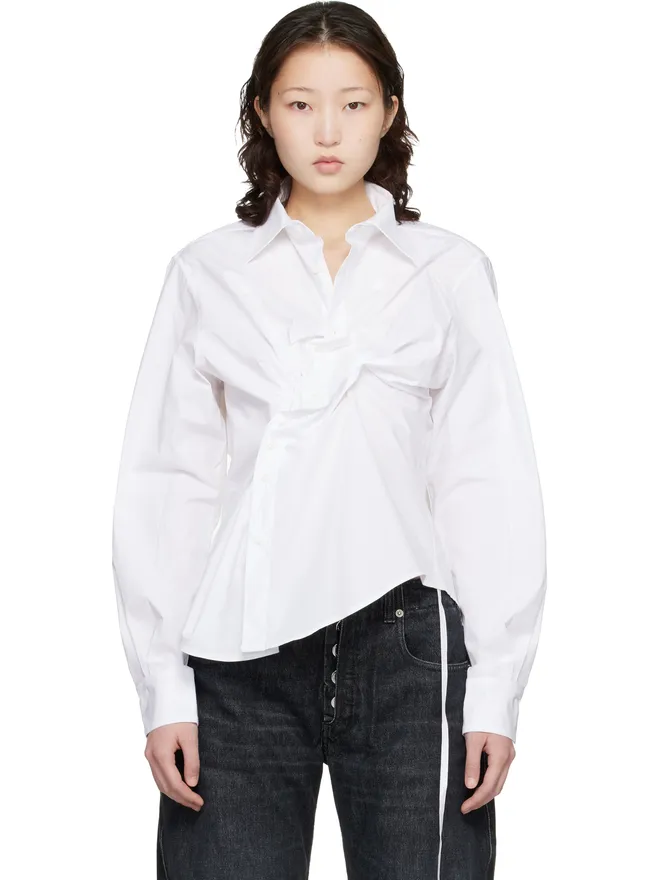 Ottolinger Ottolinger Twisted-Pleat テーラードシャツの商品画像