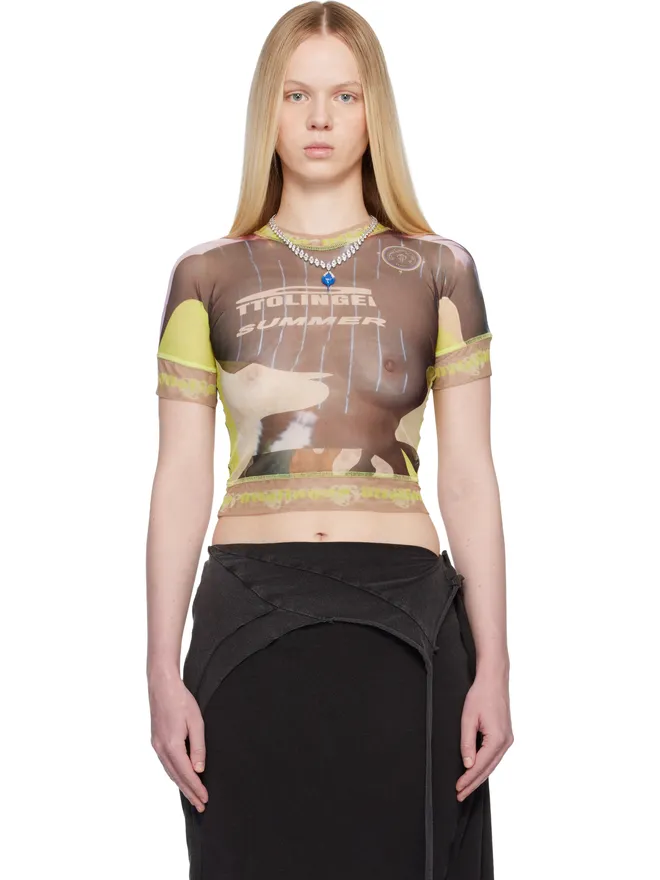 Ottolinger Ottolinger 迷彩 メッシュ Tシャツの商品画像