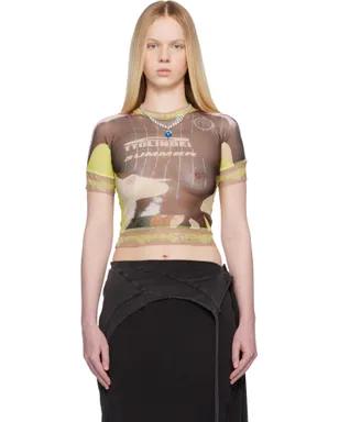 Ottolinger 迷彩 メッシュ Tシャツ - サムネイル1