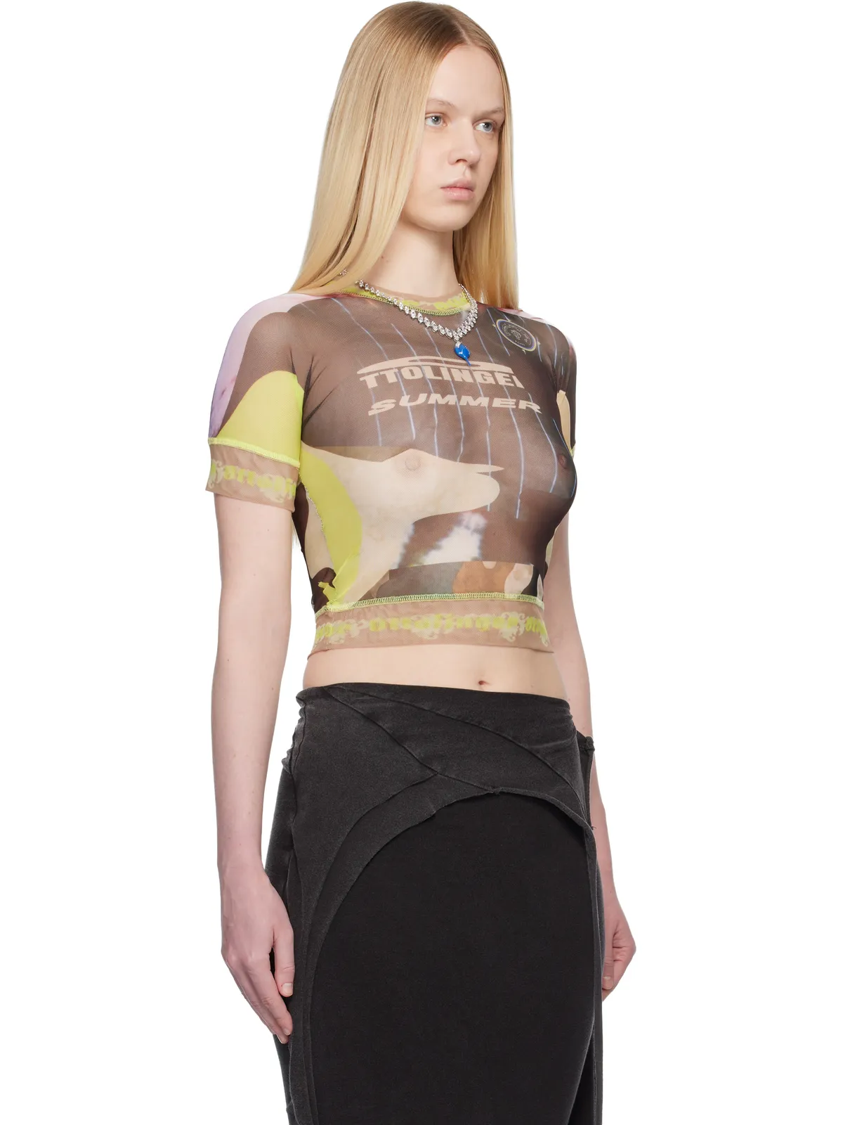 Ottolinger 迷彩 メッシュ Tシャツ - 画像2