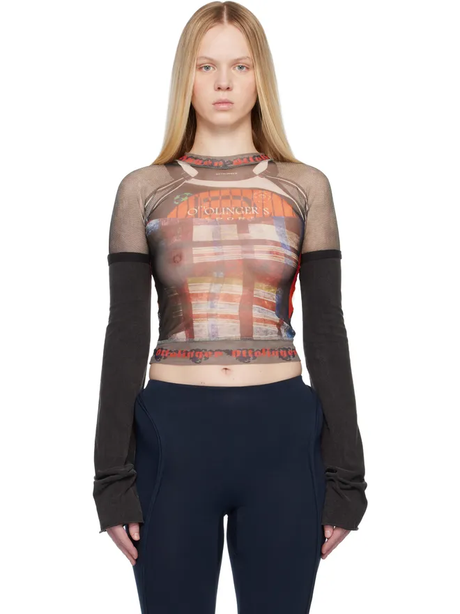 Ottolinger Ottolinger Mesh Hybrid 長袖Tシャツの商品画像