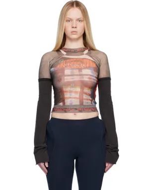 Ottolinger Mesh Hybrid 長袖Tシャツ - サムネイル1