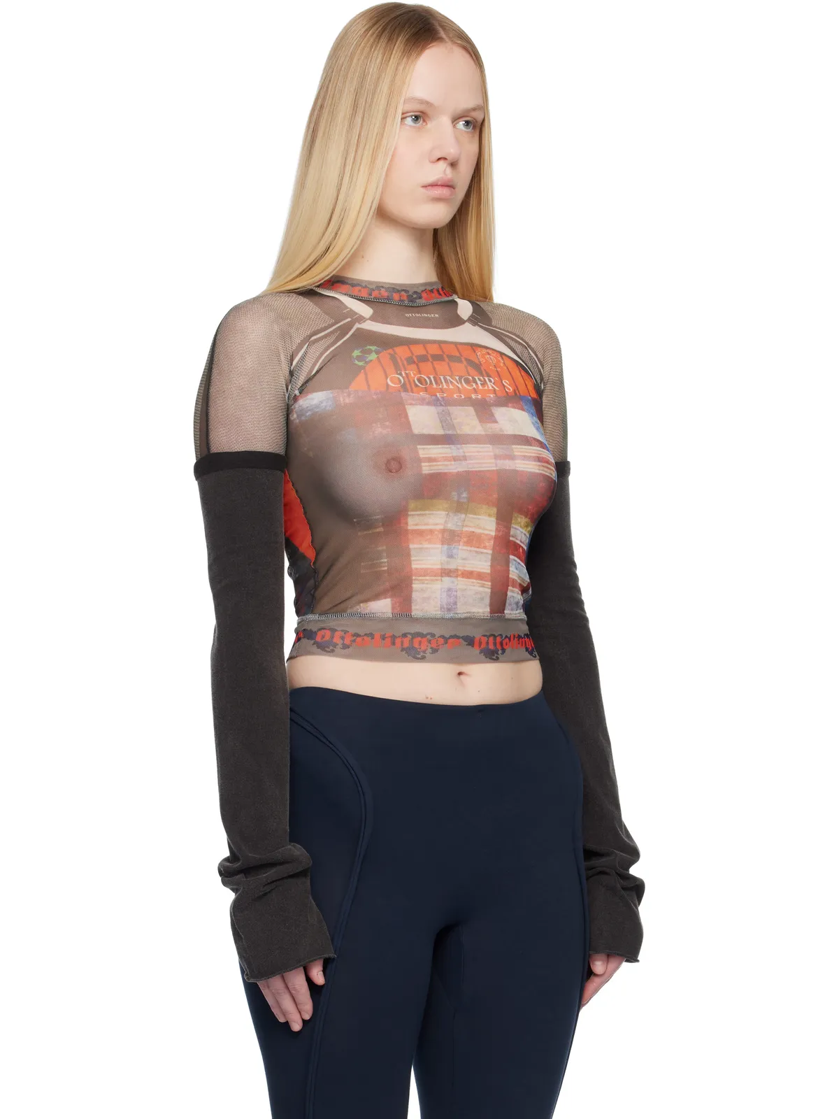 Ottolinger Mesh Hybrid 長袖Tシャツ - 画像2