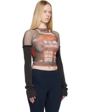 Ottolinger Mesh Hybrid 長袖Tシャツ - サムネイル2