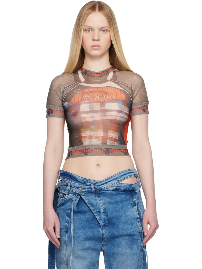 Ottolinger Ottolinger メッシュ Tシャツの商品画像
