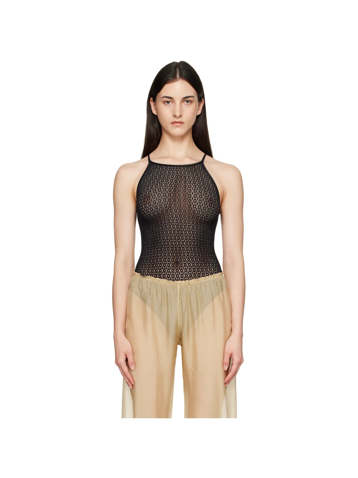 Wolford Daisy Net ボディスーツ - 画像1