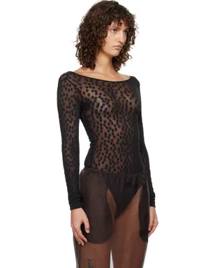 Wolford Sweet Dots Thong ボディスーツ - サムネイル2