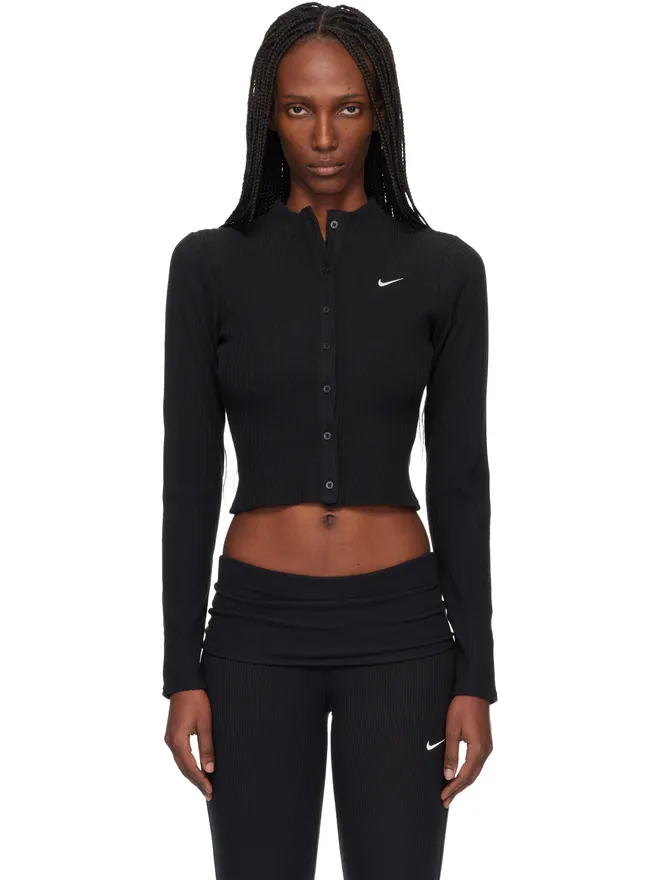 Nike Nike Chill Knit Wide リブ カーディガンの商品画像
