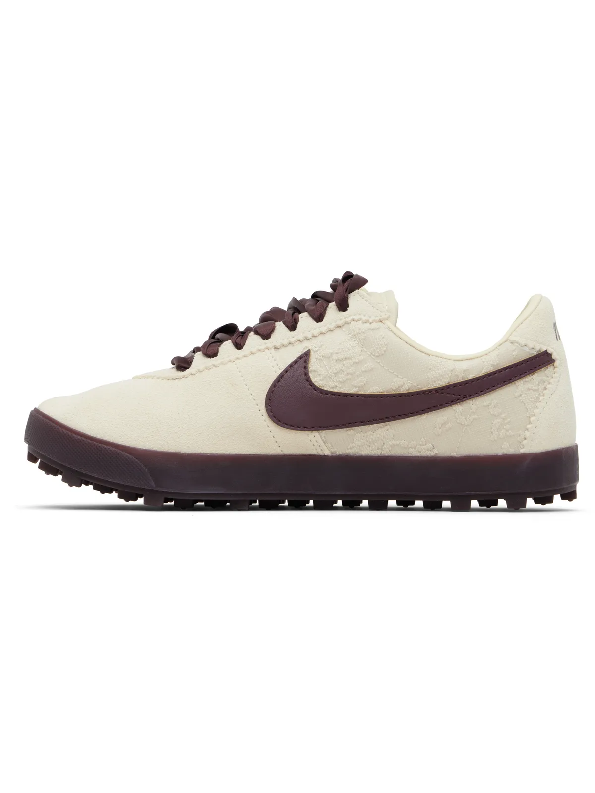 Nike オフホワイト＆バーガンディAstrograbber Leather SE スニーカー - 画像3