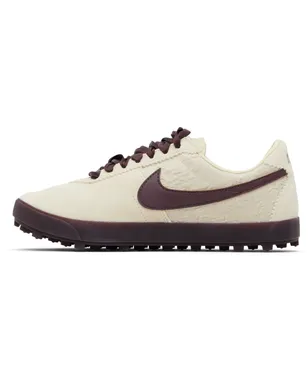Nike オフホワイト＆バーガンディAstrograbber Leather SE スニーカー - サムネイル3