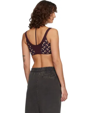 Marine Serre Athleisure Moon Printed ブラレット - サムネイル3