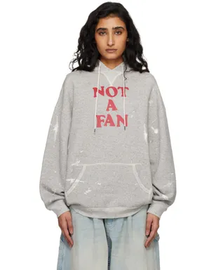 R13 'Not A Fan' オーバーサイズ フーディ - サムネイル1