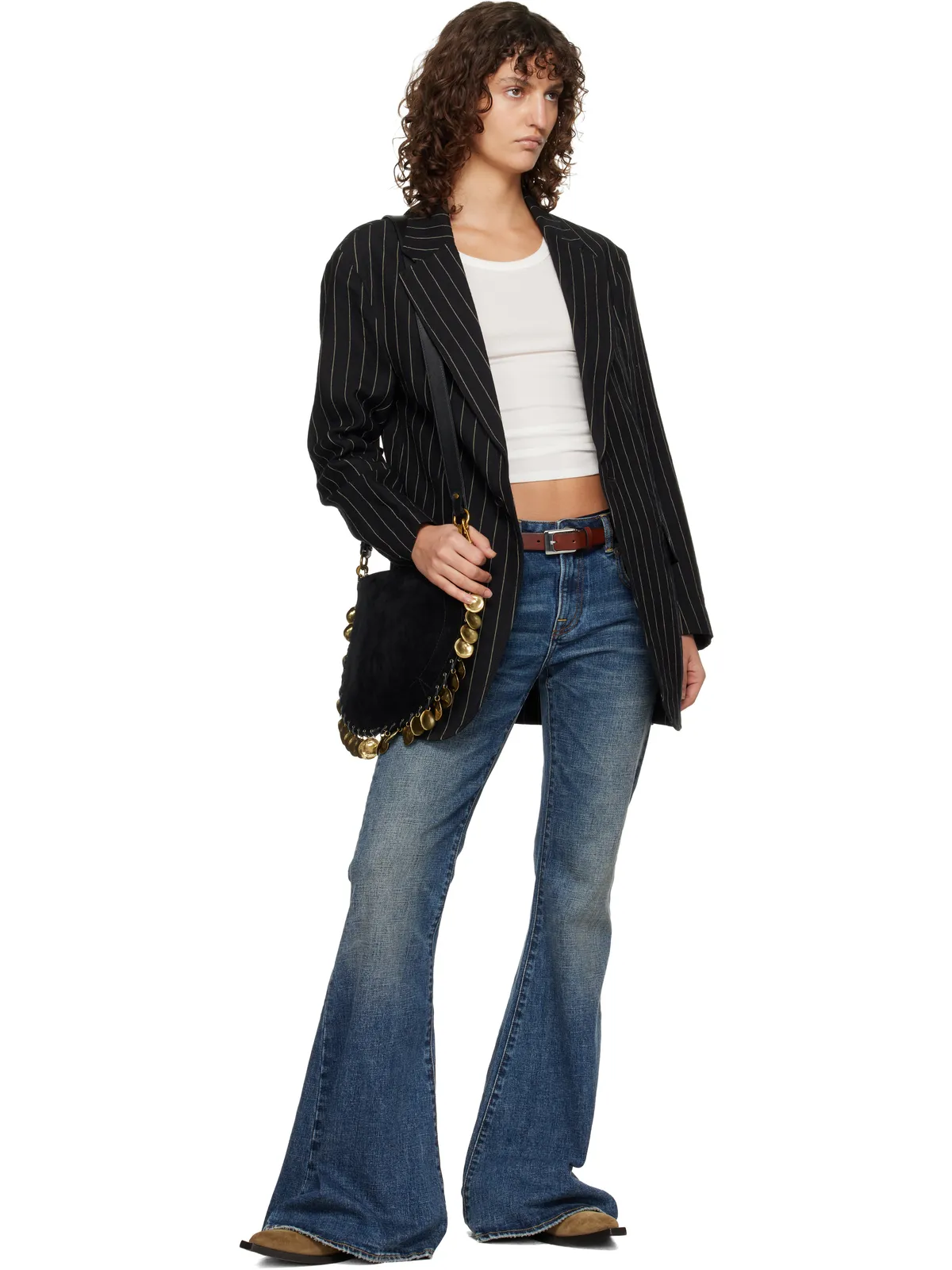 R13 Oversized Ragged テーラードジャケット - 画像4