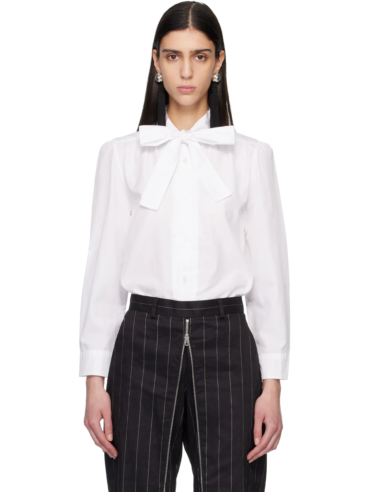 R13 Neck Tie シャツ - 画像1