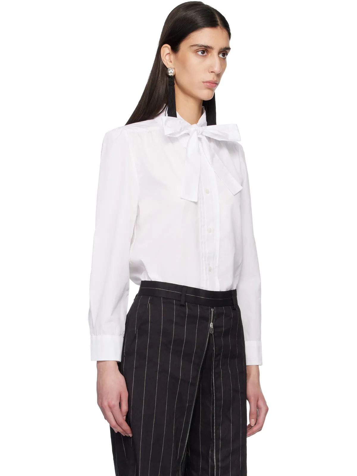 R13 Neck Tie シャツ - 画像2