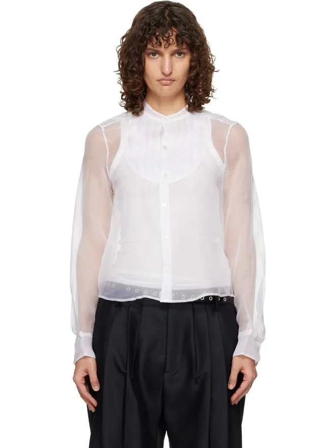 R13 R13 Pleated Tuxedo Front シャツの商品画像