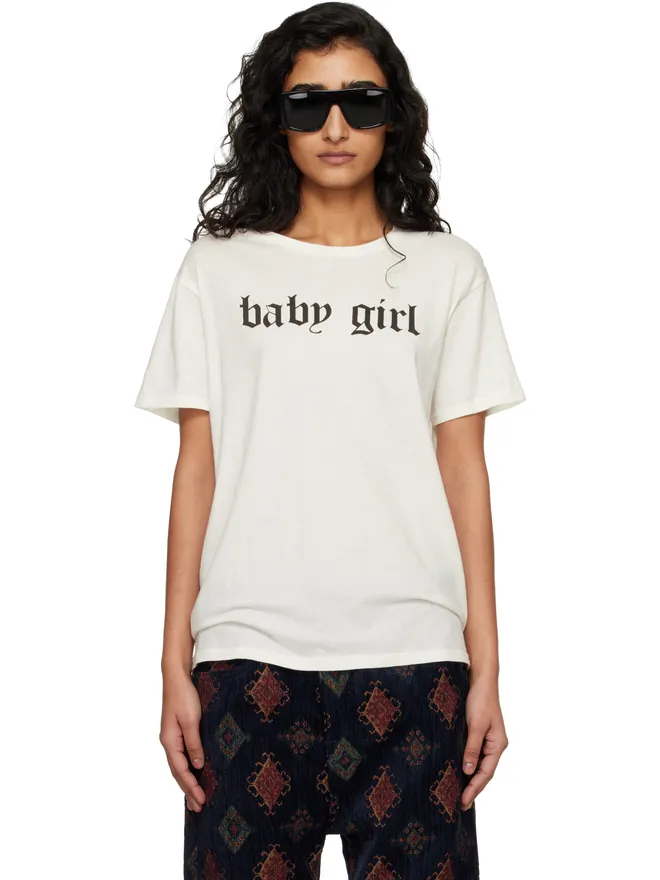R13 R13 'Baby Girl' Tシャツの商品画像
