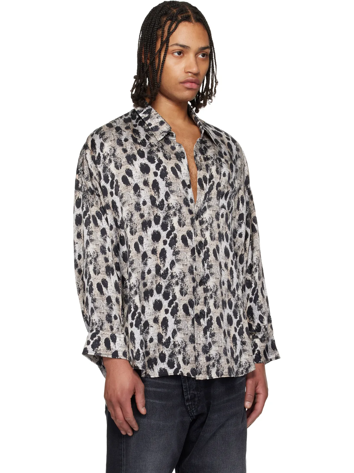 R13 Drop Neck シャツ - 画像2