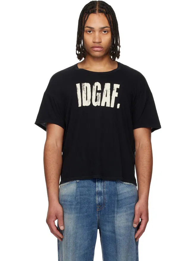 R13 R13 'I Don't Give A F' Relaxed Tシャツの商品画像