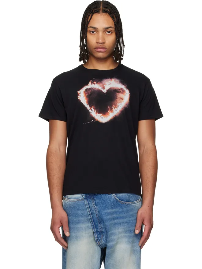 R13 R13 Flaming Heart Boy Tシャツの商品画像