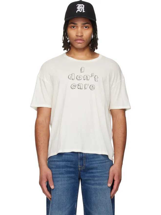 R13 R13 'I Don't Care' Relaxed Tシャツの商品画像