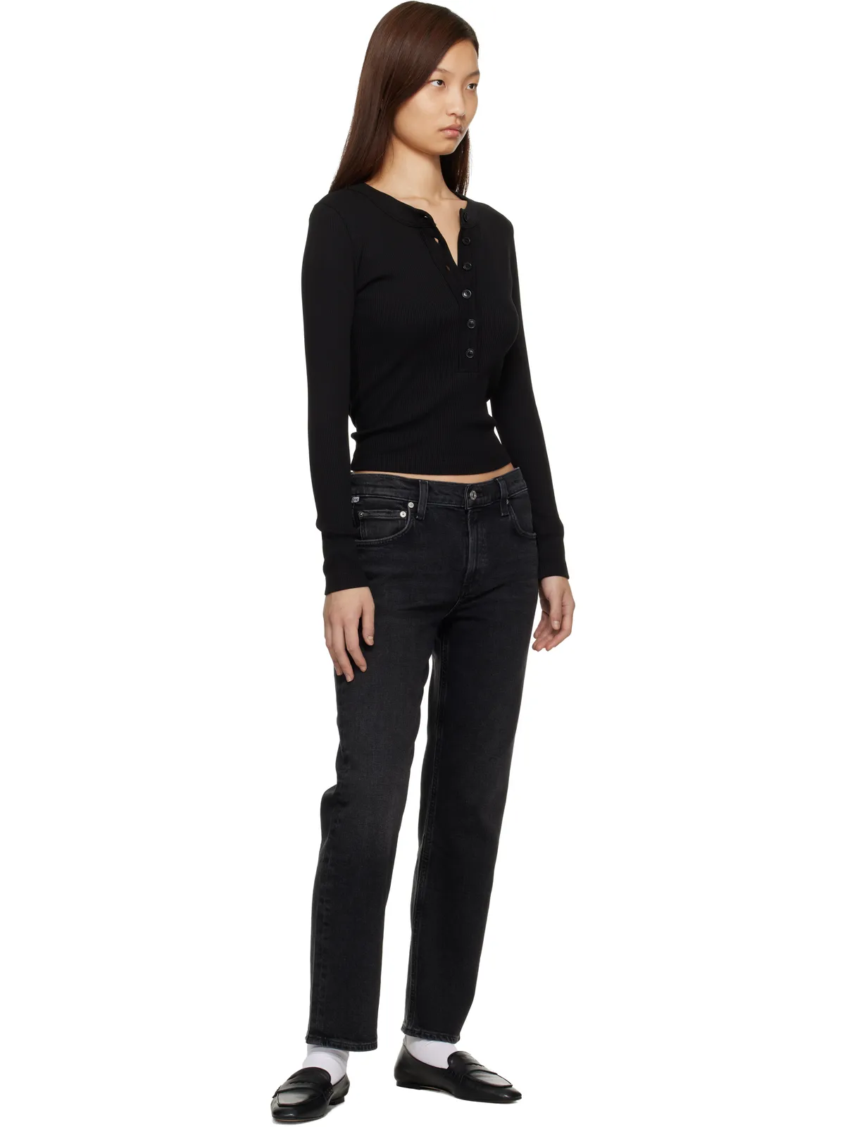 Citizens of Humanity Anissa ストレートレッグ ジーンズ - 画像4