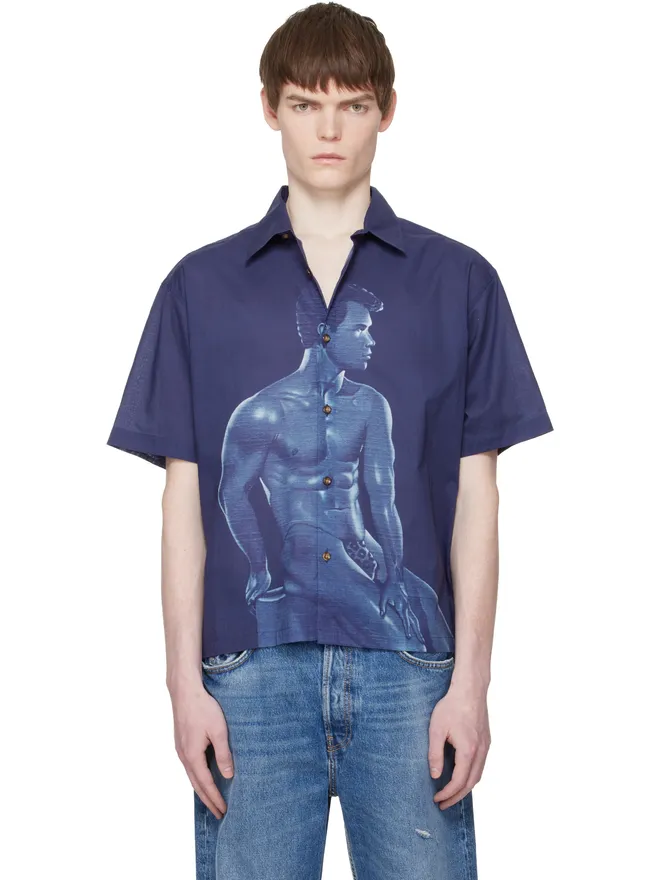 Carne Bollente Carne Bollente Sadao Hasegawa 'In Blue' シャツの商品画像
