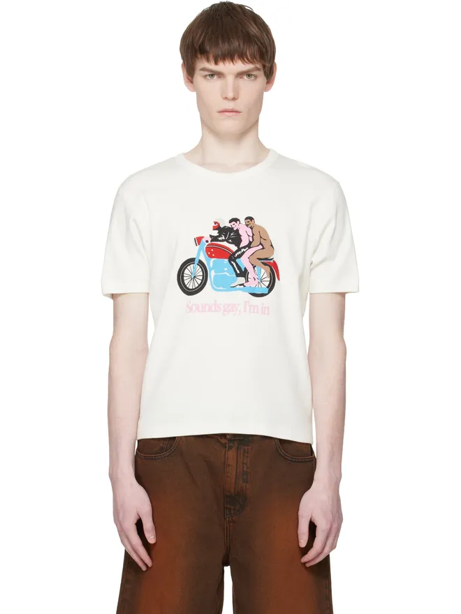 Carne Bollente Carne Bollente 'Sounds gay, we're in' Tシャツの商品画像
