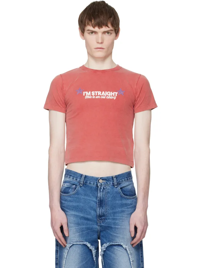 Carne Bollente Carne Bollente 'Straight Up Gay' Tシャツの商品画像